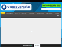 Tablet Screenshot of games-consolas.com.ar